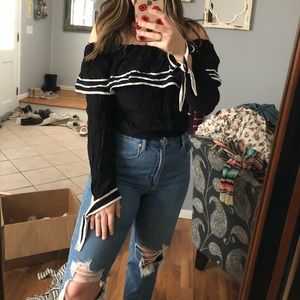 Forever 21 off the shoulder top